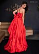 Rachel Allan 70689 Corset Bodice Halter Neck Dress