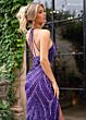 Rachel Allan 70699 Strappy Back Halter Neck Dress
