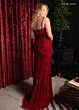 Rachel Allan 70897 Multi Strap Beaded Dress