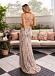 Rachel Allan 70915 V-Neck Cutout Dress