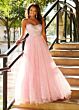 Rachel Allan 70140 Beaded Sweetheart Neck Dress