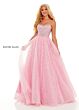 Rachel Allan 70140 Beaded Sweetheart Neck Dress