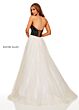 Rachel Allan 70140 Beaded Sweetheart Neck Dress
