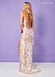 Rachel Allan 70002 Scallop Scoop Neck High Slit Dress