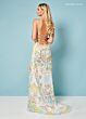 Rachel Allan 70002 Scallop Scoop Neck High Slit Dress