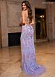 Rachel Allan 70002 Scallop Scoop Neck High Slit Dress