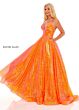 Rachel Allan 70130 Strappy Back A-Line Side Pocket Dress