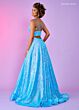 Rachel Allan 70130 Strappy Back A-Line Side Pocket Dress
