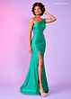 Rachel Allan 70153 One-Shoulder Side Cutout Dress