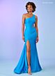 Rachel Allan 70153 One-Shoulder Side Cutout Dress