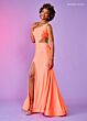 Rachel Allan 70153 One-Shoulder Side Cutout Dress