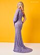Rachel Allan 70171 One-Shoulder Bishop Sleeve Dress