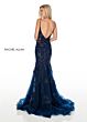 Rachel Allan 70275 Spaghetti Strap Illusion Side Dress