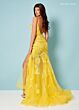 Rachel Allan 70275 Spaghetti Strap Illusion Side Dress
