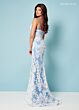 Rachel Allan 70277 Strappy Back Slim-Flare Dress