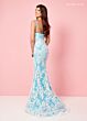 Rachel Allan 70277 Strappy Back Slim-Flare Dress