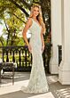 Rachel Allan 70277 Strappy Back Slim-Flare Dress