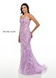 Rachel Allan 70278 V-Neck Spaghetti Strap Dress