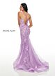 Rachel Allan 70278 V-Neck Spaghetti Strap Dress