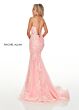 Rachel Allan 70278 V-Neck Spaghetti Strap Dress