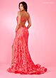 Rachel Allan 70279 Lace-Up Open Back Sequin Dress