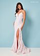 Rachel Allan 70279 Lace-Up Open Back Sequin Dress