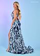 Rachel Allan 70279 Lace-Up Open Back Sequin Dress