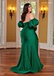 Rachel Allan 70282 Sweetheart Neck With Illusion Gloves Dress