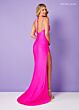 Rachel Allan 70289 Tassel-Tie Back Ruched Dress