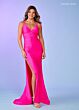 Rachel Allan 70289 Tassel-Tie Back Ruched Dress