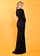 Rachel Allan 70291 One-Shoulder Long Sleeve Dress