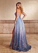 Rachel Allan 70292 Scoop Neck A-Line Dress