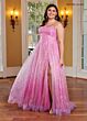 Rachel Allan 70292 Scoop Neck A-Line Dress
