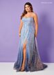 Rachel Allan 70292 Scoop Neck A-Line Dress