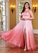 Rachel Allan 70292 Scoop Neck A-Line Dress
