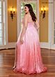Rachel Allan 70292 Scoop Neck A-Line Dress