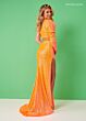 Rachel Allan 70299 One-Shoulder Puff Sleeve Dress