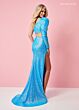 Rachel Allan 70299 One-Shoulder Puff Sleeve Dress