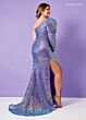 Rachel Allan 70299 One-Shoulder Puff Sleeve Dress