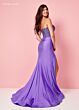 Rachel Allan 70305 Strapless Scoop Neck Ruched Skirt Dress