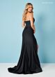 Rachel Allan 70305 Strapless Scoop Neck Ruched Skirt Dress