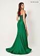 Rachel Allan 70305 Strapless Scoop Neck Ruched Skirt Dress