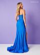 Rachel Allan 70305 Strapless Scoop Neck Ruched Skirt Dress