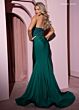 Rachel Allan 70305 Strapless Scoop Neck Ruched Skirt Dress