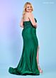 Rachel Allan 70305 Strapless Scoop Neck Ruched Skirt Dress