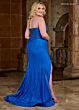 Rachel Allan 70305 Strapless Scoop Neck Ruched Skirt Dress