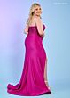 Rachel Allan 70305 Strapless Scoop Neck Ruched Skirt Dress
