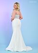 Rachel Allan 70305 Strapless Scoop Neck Ruched Skirt Dress