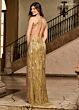 Rachel Allan 70312 Beaded Cutout Back Halter Neck Dress