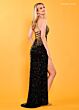 Rachel Allan 70316 Sweetheart Neck Strappy Lace-Up Dress